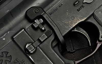 Magpul Industries, B.A.D. Lever, Bolt Catch Extension, Fits AR-15, Black