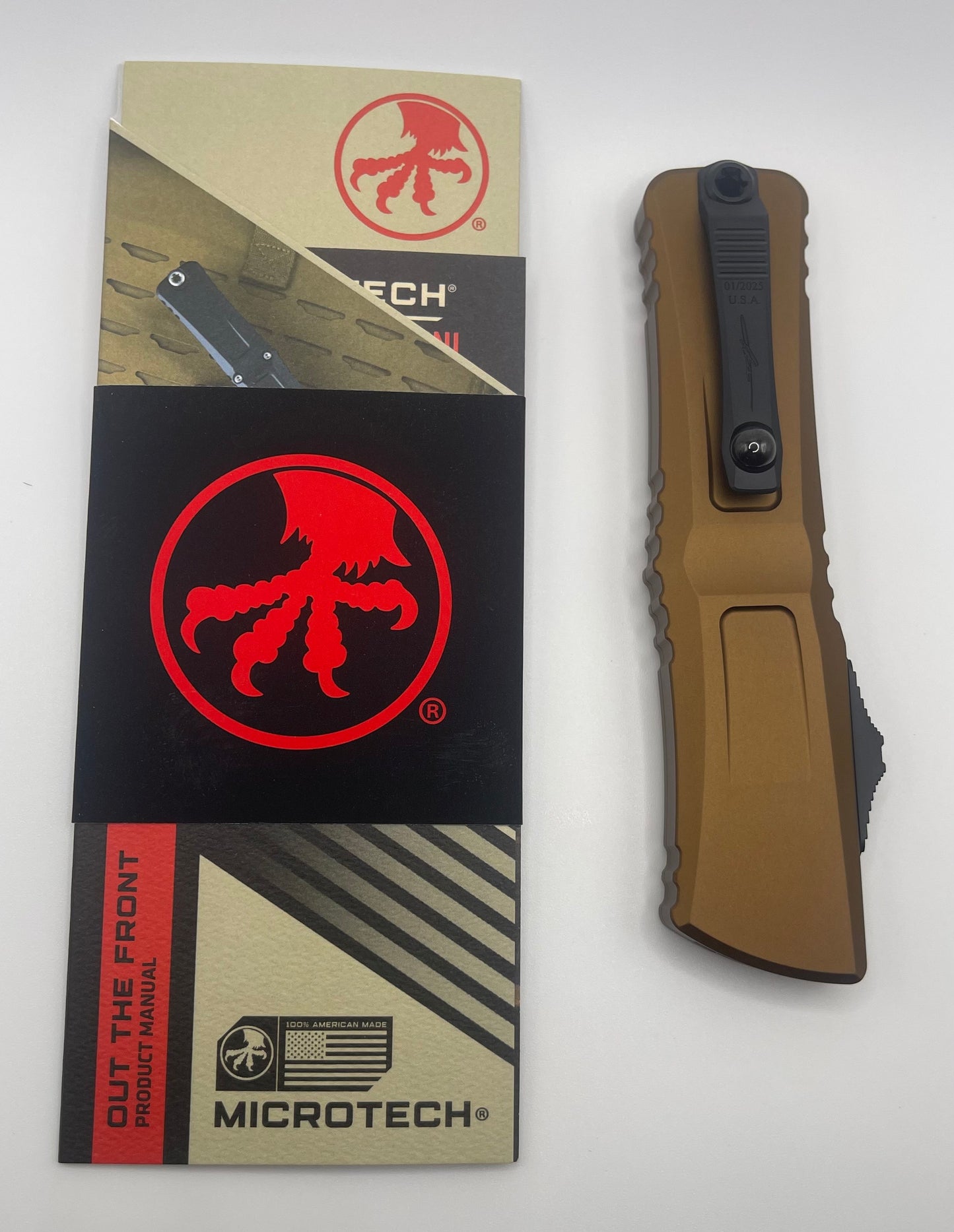 Microtech Combat Troodon Interceptor Signature Series Tan 1217-1TAS