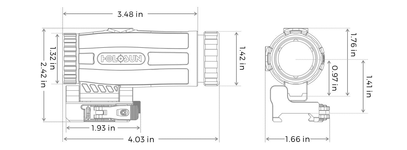 Holosun HM3X Magnifier