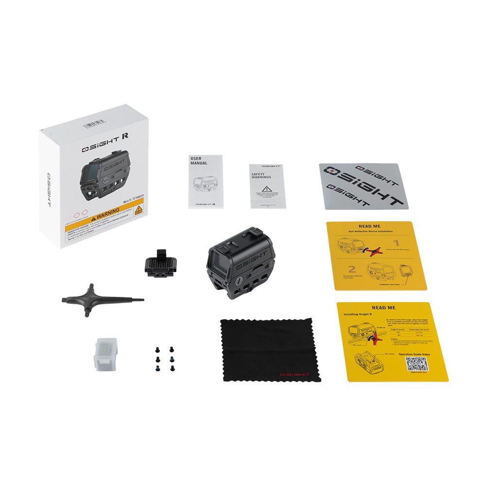 Osight R | Enclosed T1/T2 Footprint Rifle Red Dot | Granite Ridge Defense